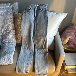 Abercrombie & fitch 90s straight ultra high rise size 26 2 short